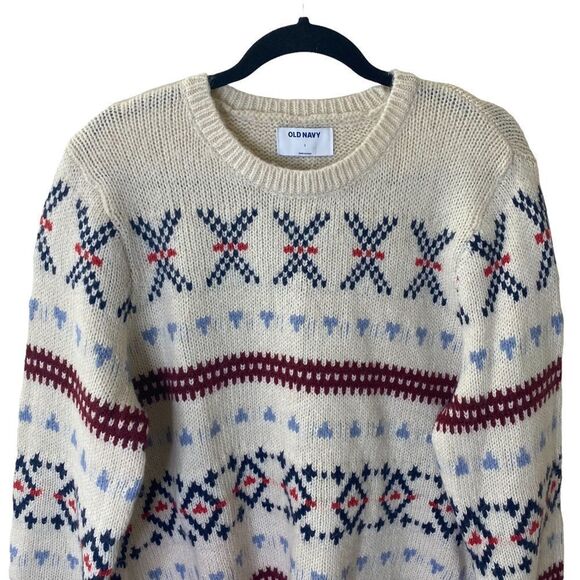 Old Navy Crewneck Sweater Sz L - Picture 2 of 9